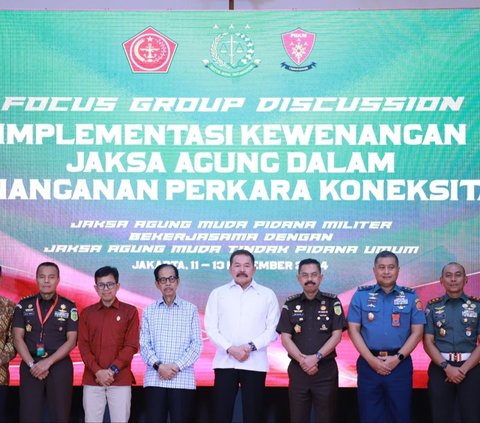 Jaksa Agung RI ST Burhanuddin membuka FGD Implementasi Kewenangan Jaksa Agung dalam Penanganan Perkara Koneksitas yang digelar JAM-Pidmil dan JAM-Pidum di Jakarta, 12-13 November 2024