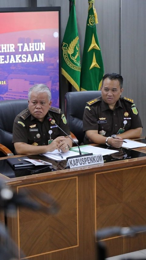 Kejaksaan Agung menggelar Konperensi Pers Akhir Tahun Capaian Kinerja Kejaksaan 2024 di Jakarta, Selasa, 31 Desember 2024