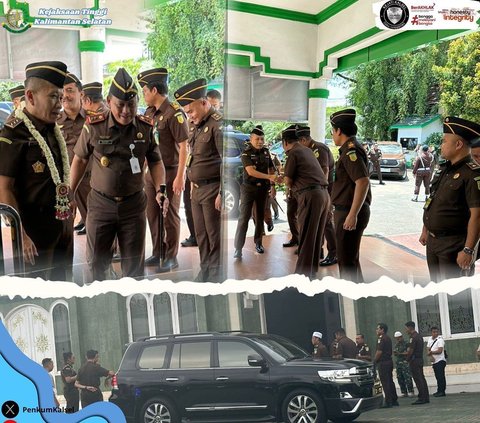 JAMWAS Kejagung Lakukan Inspeksi Pimpinan ke Kejati Kalsel