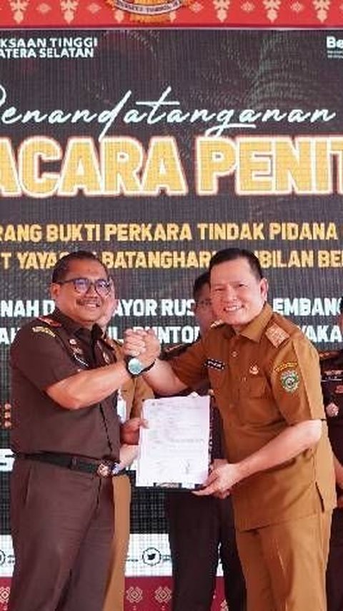 Kejati Sumsel Titipkan Aset Yayasan Batanghari Sembilan ke Pemprov