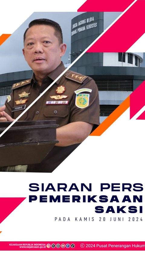 Kejaksaan RI Periksa Dua Saksi Terkait Perkara Tol Japek