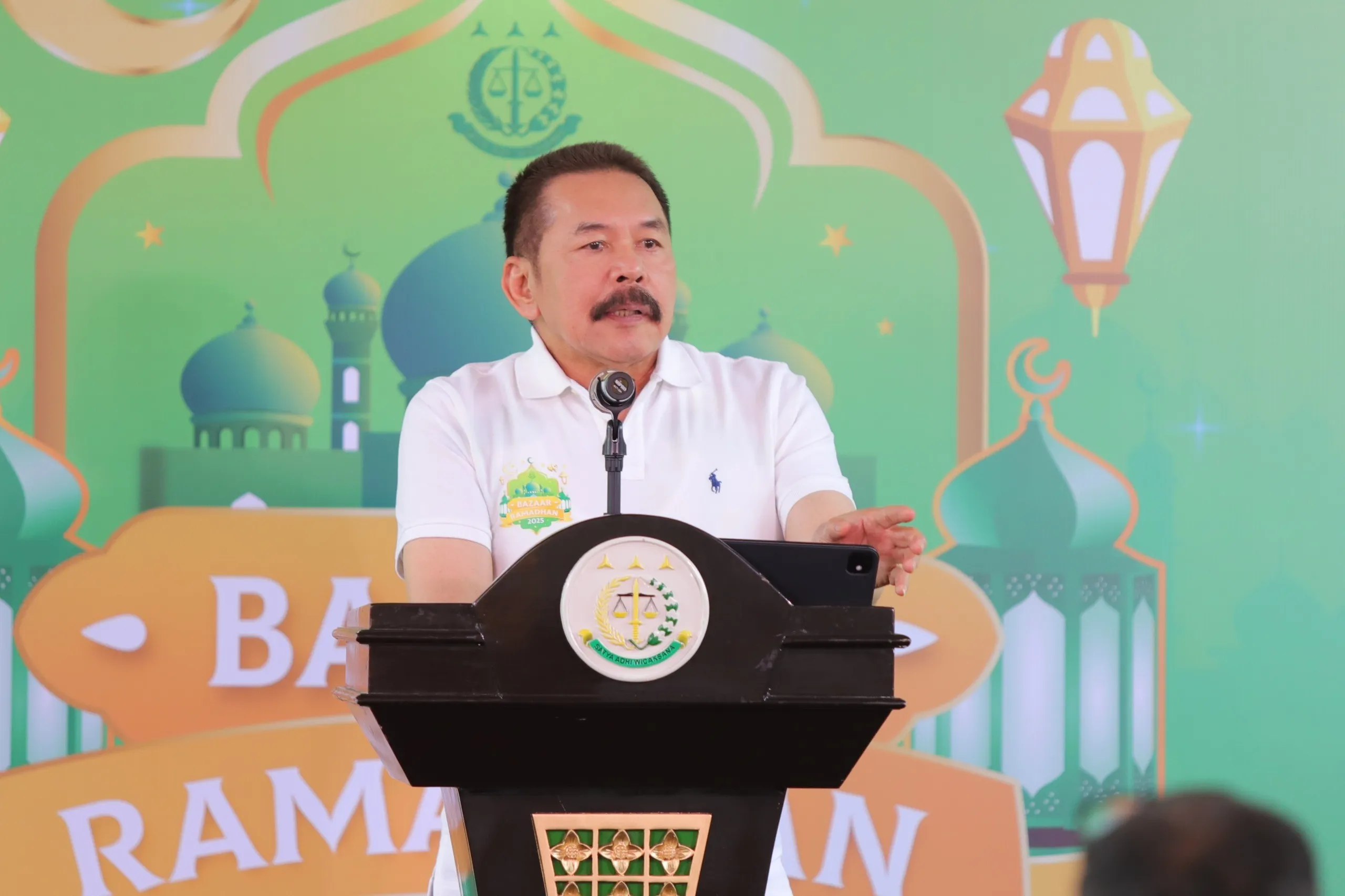 Jaksa Agung ST Burhanuddin membuka secara resmi Bazar Ramadan 2025